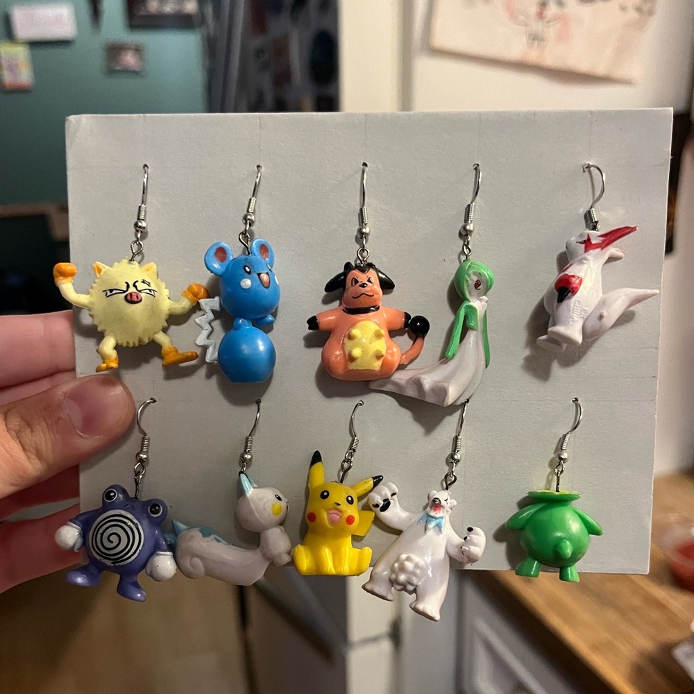 Pokemon earrings